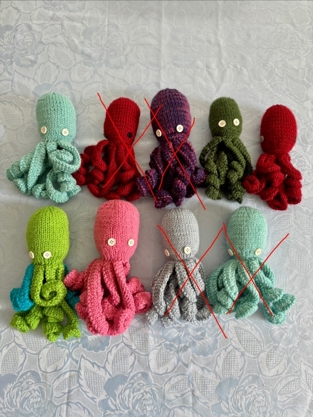 Hand Knit Octopus